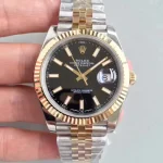 Rolex Datejust II Two Tone Black Stick Dial Jubilee 36mm - Image 4