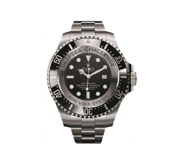 Deepsea Challenge Black Dial SS Case Watch 51 mm