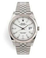 datejust 41mm White dial Jubilee