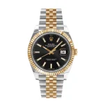 Rolex Datejust II Two Tone Black Stick Dial Jubilee 36mm