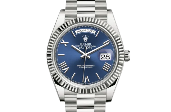 DAY-DATE 40mm blue roman dial